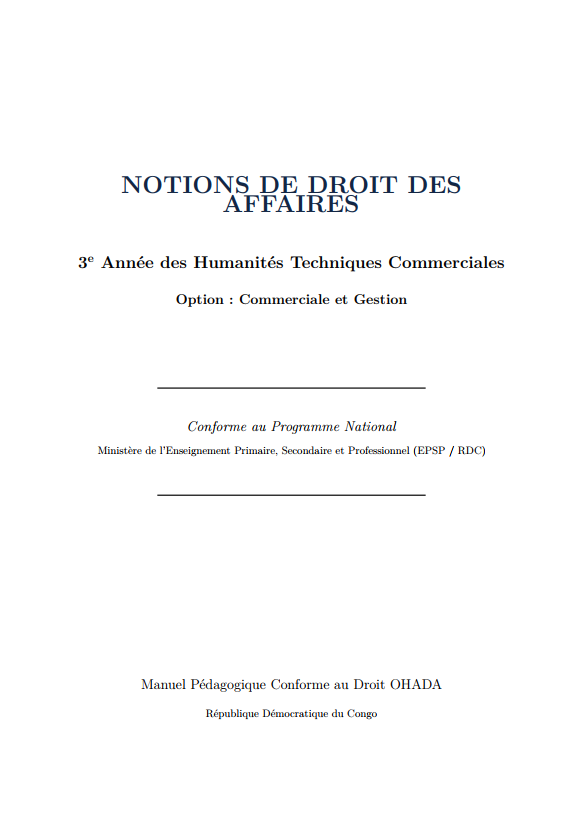 Manuel DROIT 3ème CG