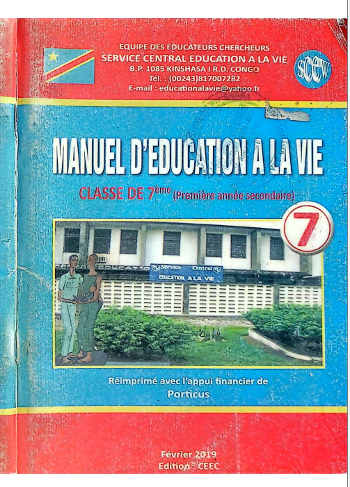 Manuel Education à la vie 7é EB