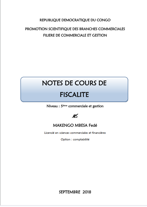 Manuel Fiscalite 5ème CG