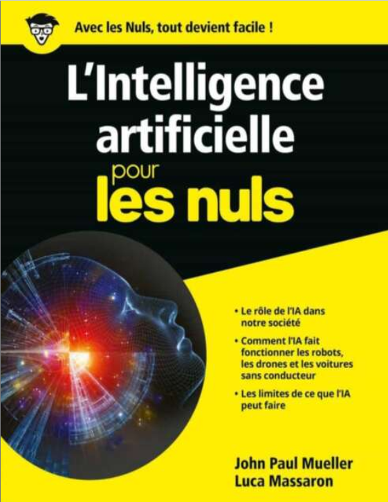Manuel LIntelligence artificielle pour les nuls (John Paul Mueller)