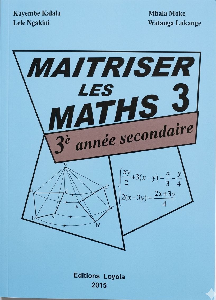 Manuel Maîtriser les maths 3