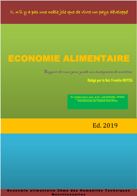 Manuel Economie alimentaire 2ème Nutrition