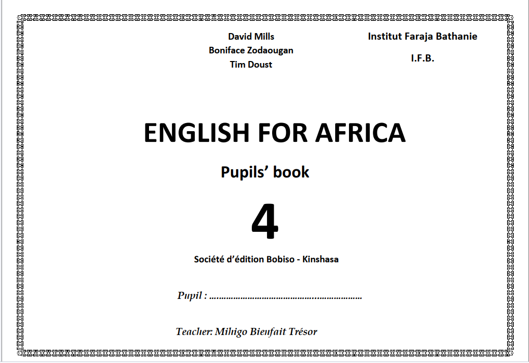 Manuel English For Africa 4